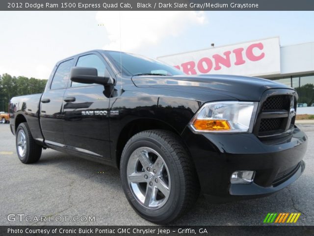 2012 Dodge Ram 1500 Express Quad Cab in Black