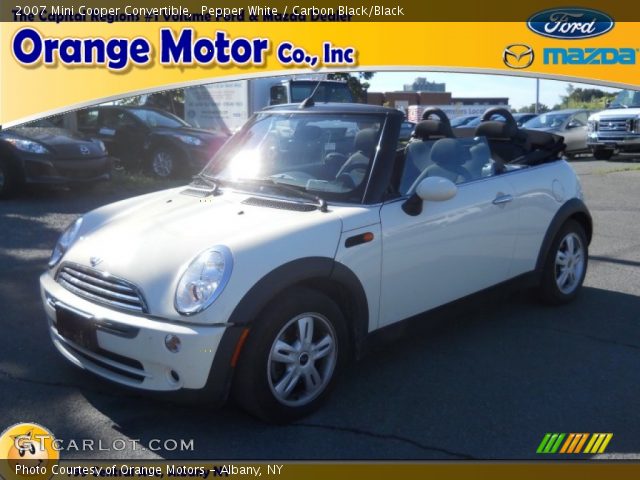 2007 Mini Cooper Convertible in Pepper White
