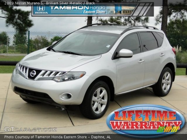 2009 Nissan Murano S in Brilliant Silver Metallic
