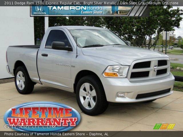 2011 Dodge Ram 1500 Express Regular Cab in Bright Silver Metallic