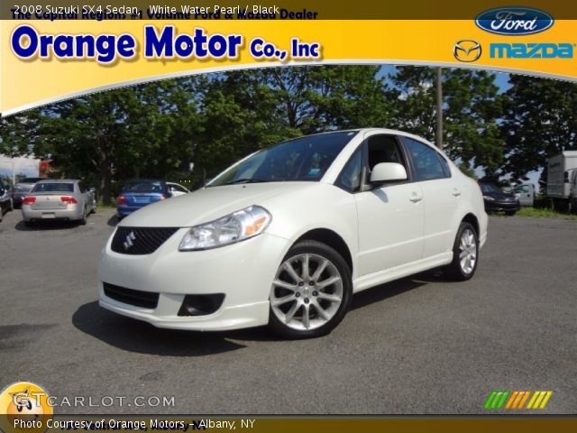 2008 Suzuki SX4 Sedan in White Water Pearl