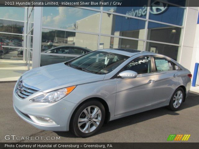 2013 Hyundai Sonata Limited in Iridescent Silver Blue Pearl