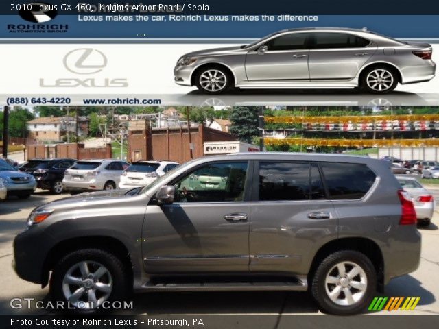 2010 Lexus GX 460 in Knights Armor Pearl