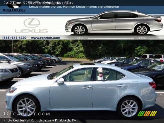 2012 Lexus IS 250 AWD in Cerulean Blue