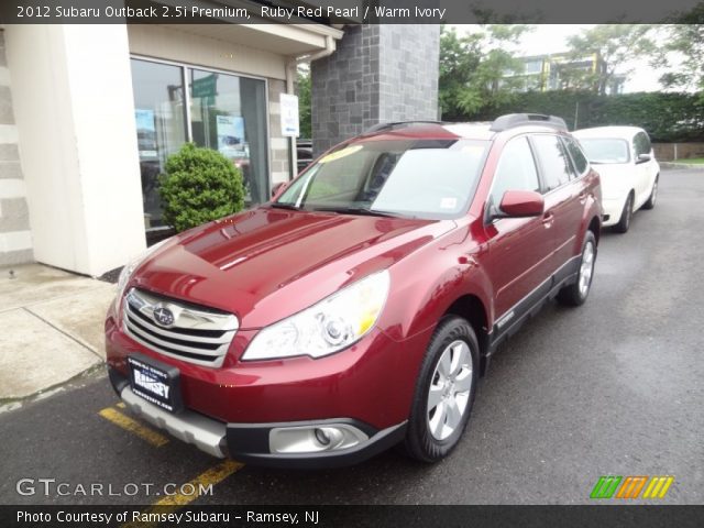 2012 Subaru Outback 2.5i Premium in Ruby Red Pearl