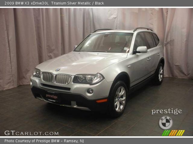 2009 BMW X3 xDrive30i in Titanium Silver Metallic