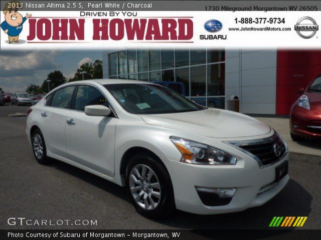 2013 Nissan Altima 2.5 S in Pearl White