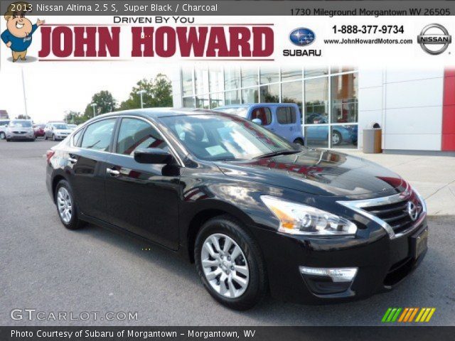 2013 Nissan Altima 2.5 S in Super Black