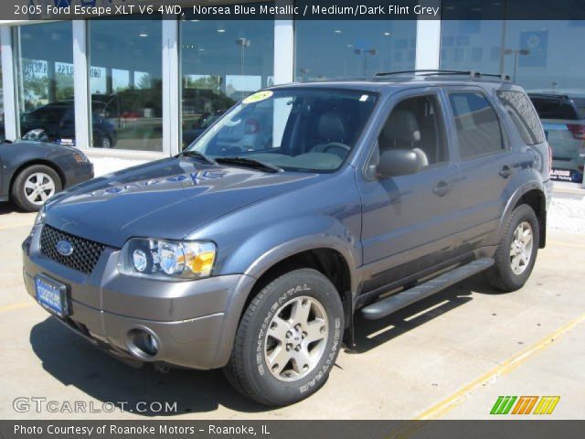 2005 Ford Escape XLT V6 4WD in Norsea Blue Metallic