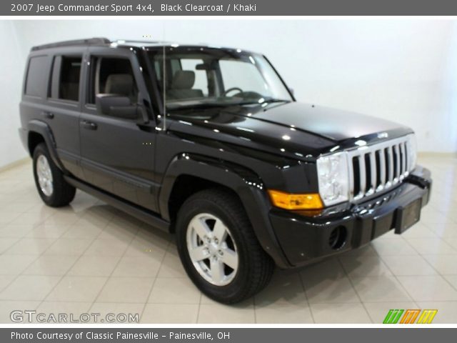 2007 Jeep Commander Sport 4x4 in Black Clearcoat