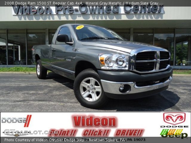 2008 Dodge Ram 1500 ST Regular Cab 4x4 in Mineral Gray Metallic