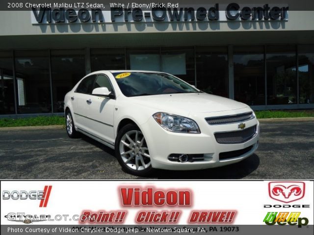 2008 Chevrolet Malibu LTZ Sedan in White