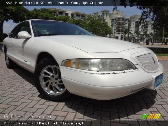 White Pearl Tri Coat 1998 Lincoln Mark Viii Lsc Light