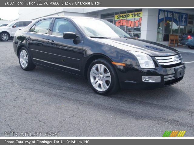 2007 Ford Fusion SEL V6 AWD in Black