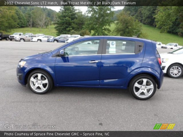 2012 Chevrolet Sonic LTZ Hatch in Blue Topaz Metallic