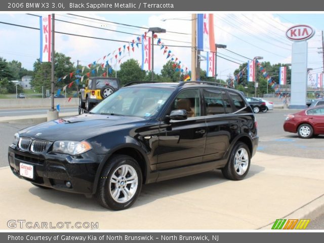 2006 BMW X3 3.0i in Black Sapphire Metallic