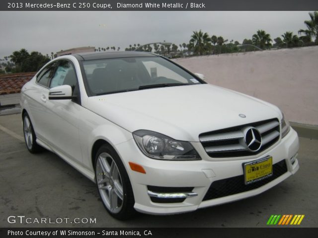 2013 Mercedes-Benz C 250 Coupe in Diamond White Metallic