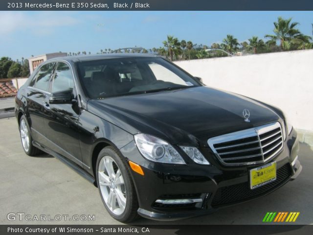 2013 Mercedes-Benz E 350 Sedan in Black