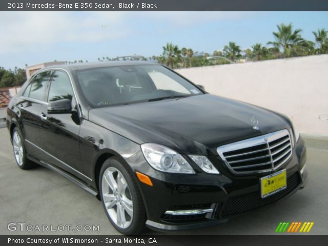 2013 Mercedes-Benz E 350 Sedan in Black