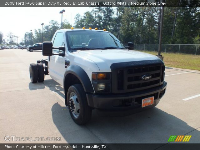2008 Ford F450 Super Duty XL Regular Cab Chassis in Oxford White