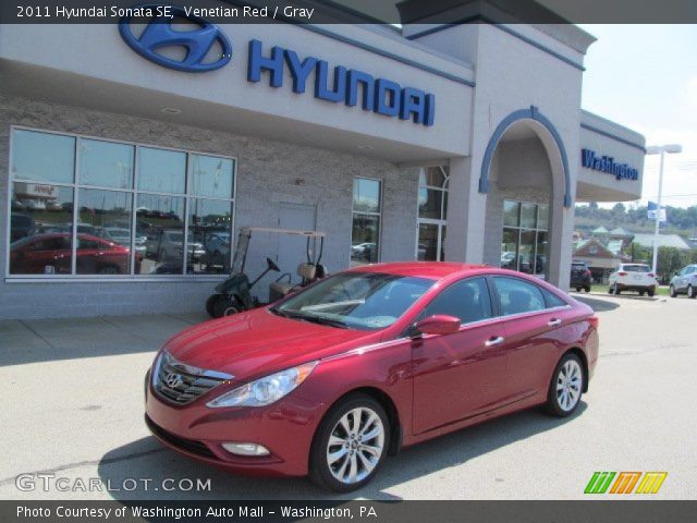 2011 Hyundai Sonata SE in Venetian Red