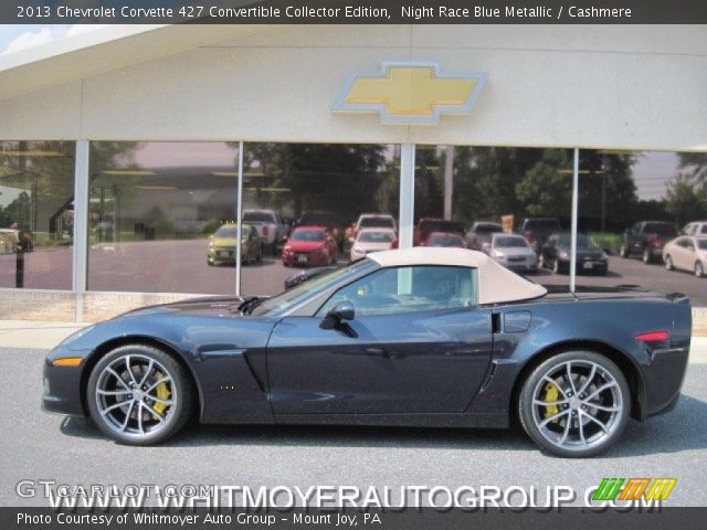 2013 Chevrolet Corvette 427 Convertible Collector Edition in Night Race Blue Metallic