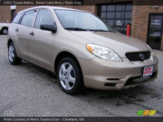2003 Toyota Matrix  in Desert Sand Mica