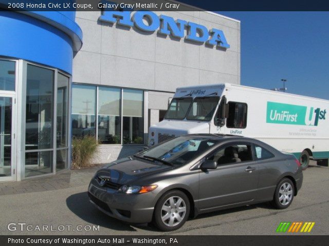 2008 Honda Civic LX Coupe in Galaxy Gray Metallic