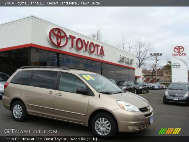 2004 Toyota Sienna LE in Desert Sand Mica