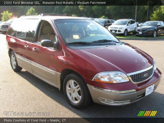 2003 Ford Windstar SEL in Matador Red Metallic