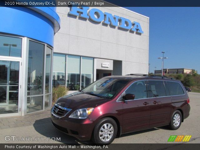 2010 Honda Odyssey EX-L in Dark Cherry Pearl