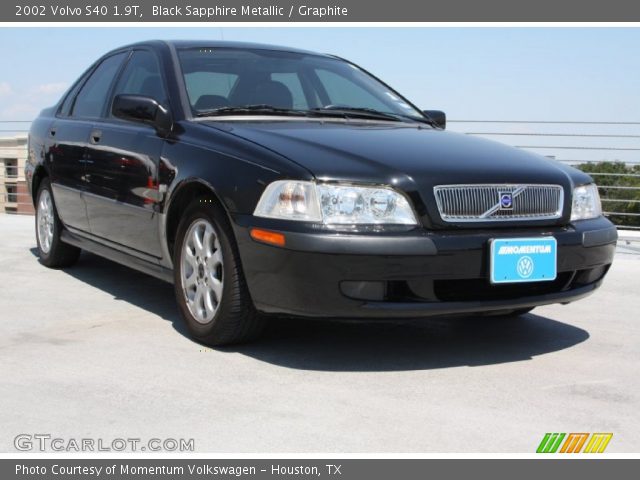 2002 Volvo S40 1.9T in Black Sapphire Metallic