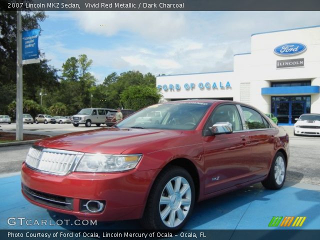 2007 Lincoln MKZ Sedan in Vivid Red Metallic