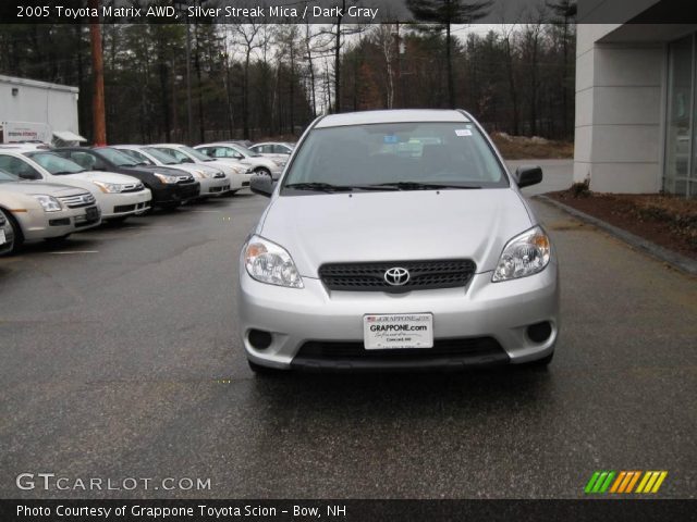 2005 Toyota Matrix AWD in Silver Streak Mica