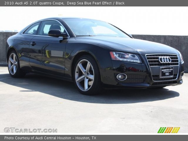 2010 Audi A5 2.0T quattro Coupe in Deep Sea Blue Pearl Effect