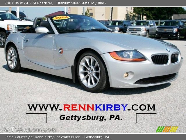 2004 BMW Z4 2.5i Roadster in Titanium Silver Metallic