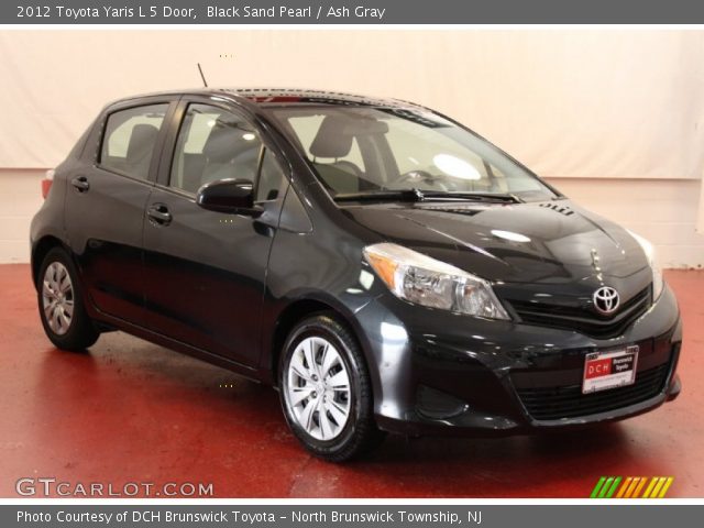 2012 Toyota Yaris L 5 Door in Black Sand Pearl