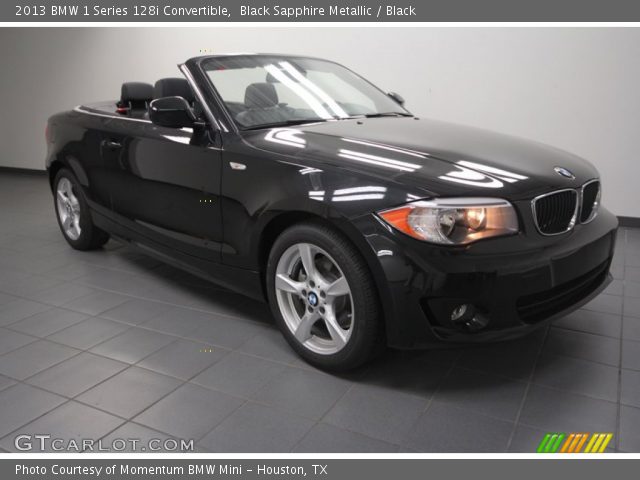 2013 BMW 1 Series 128i Convertible in Black Sapphire Metallic