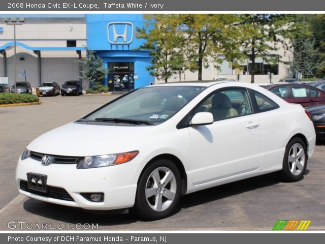 2008 Honda Civic EX-L Coupe in Taffeta White