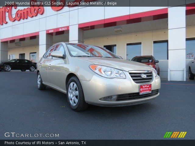 2008 Hyundai Elantra GLS Sedan in Laguna Sand Metallic