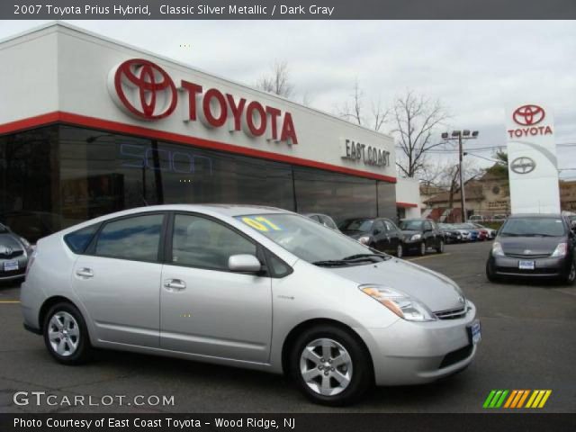 2007 Toyota Prius Hybrid in Classic Silver Metallic