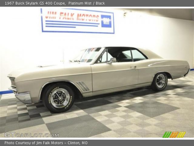 1967 Buick Skylark GS 400 Coupe in Platinum Mist