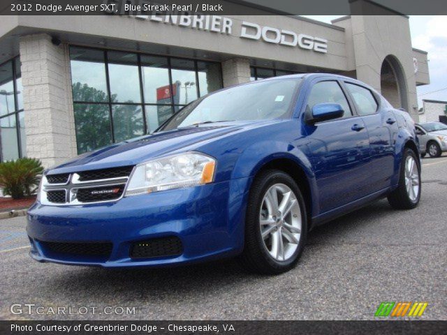 2012 Dodge Avenger SXT in Blue Streak Pearl