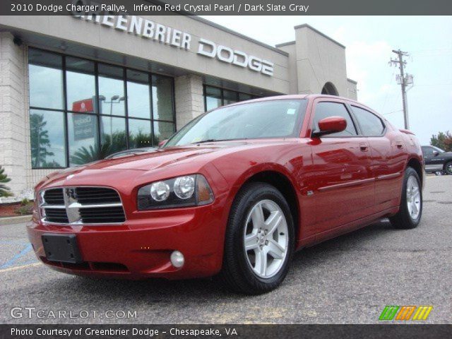 2010 Dodge Charger Rallye in Inferno Red Crystal Pearl