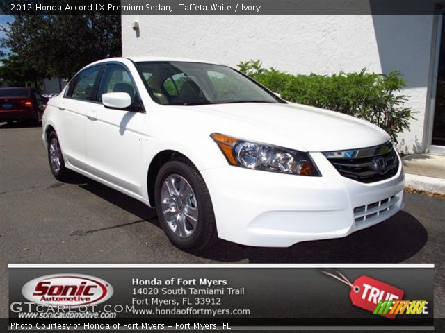 2012 Honda Accord LX Premium Sedan in Taffeta White