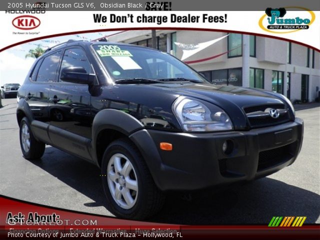 2005 Hyundai Tucson GLS V6 in Obsidian Black