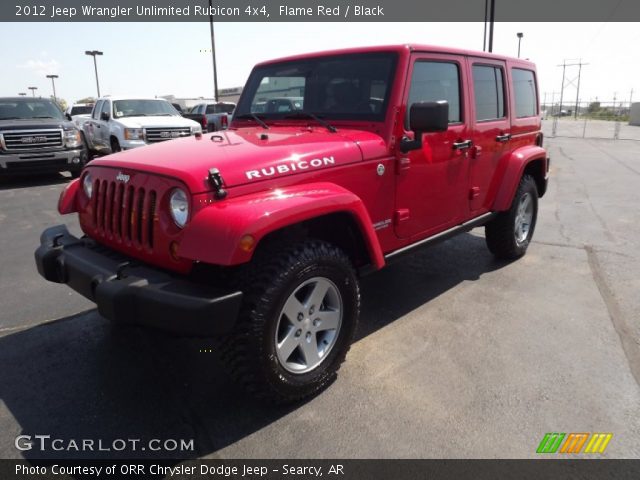 2012 Jeep Wrangler Unlimited Rubicon 4x4 in Flame Red