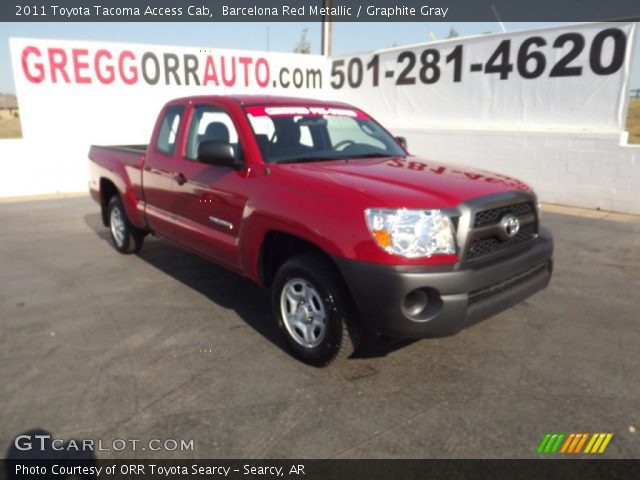 2011 Toyota Tacoma Access Cab in Barcelona Red Metallic