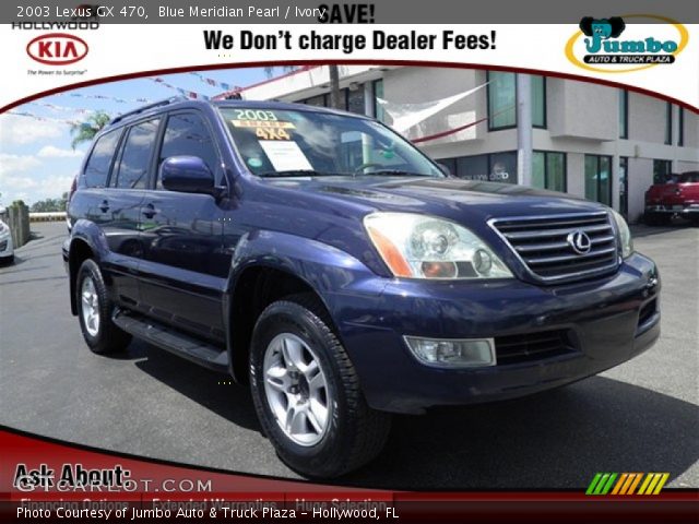 2003 Lexus GX 470 in Blue Meridian Pearl