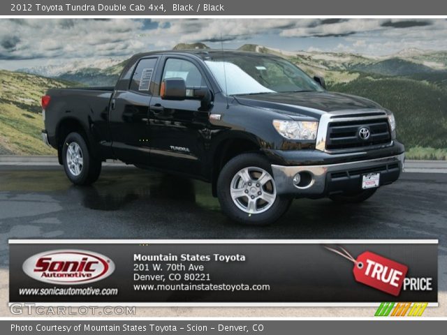 2012 Toyota Tundra Double Cab 4x4 in Black